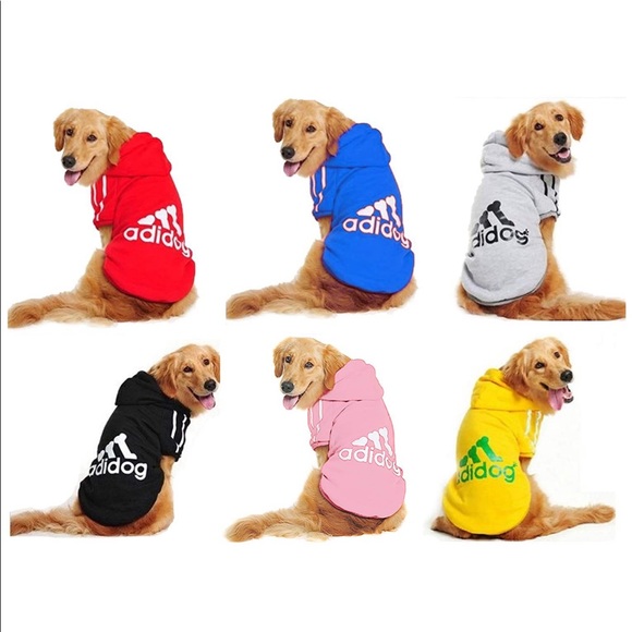 Adidas Adidog Pink Sweater Large - Picture 3 of 3